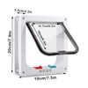 Itian Cat Door for Dogs and Cats Controllable ABS Material