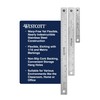 Westcott 10414 Stainless Steel Metal Ruler with Non-Slip Cork Base,