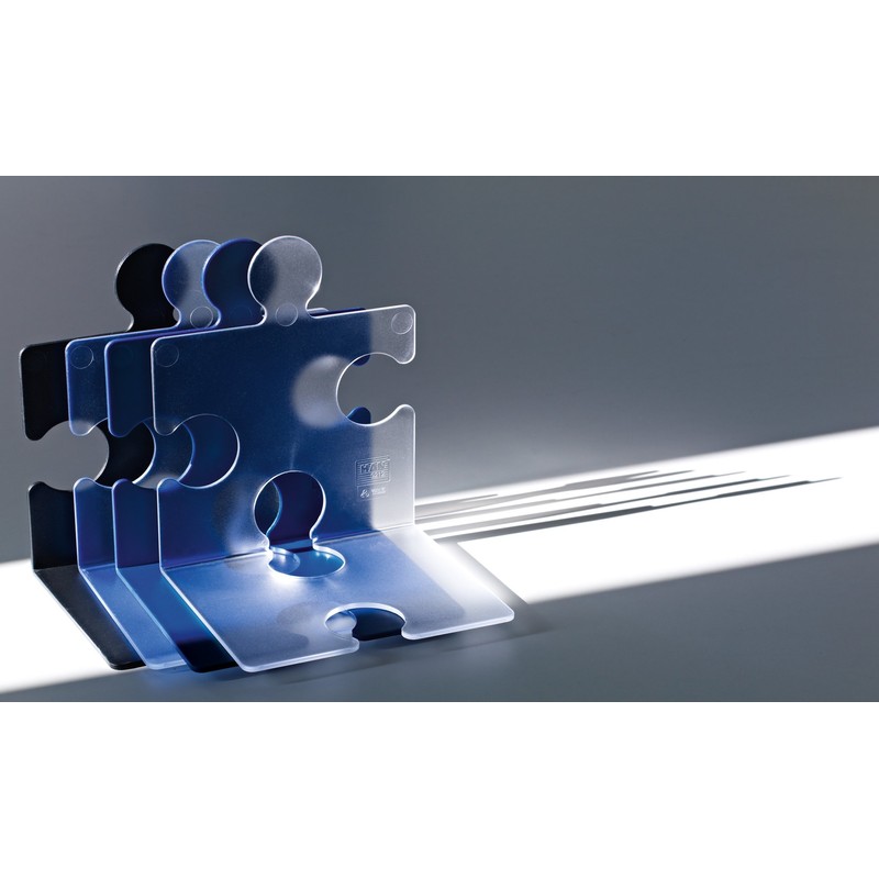 Han Puzzle CD Stand/Bookend, Sleek, Innovative And Very Stable Set