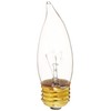 Bulbrite B25EFC 25-Watt Medium Base Incandescent Flame-Tip Chandelier Bulb, Clear,