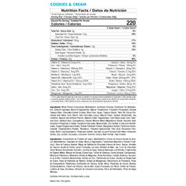 Yes You Can! Complete Meal Replacement Shake - 15 Servings (Cookies & Cream) - Meal Replacement Protein Powder with Vitamins and Minerals, All-in-One Nutritious Meal Replacement Shakes