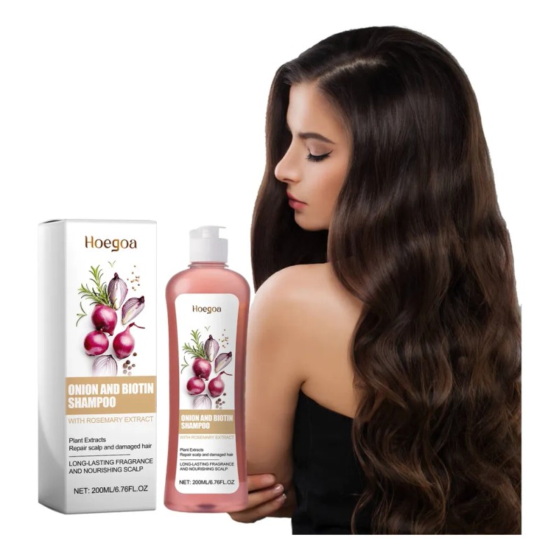 Champú De Cebolla Para El Crecimiento Del Cabello 200ml*2