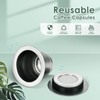 LIHONG Reusable Coffee Pods, Stainless Steel Reusable Coffee Capsules, Reusable
