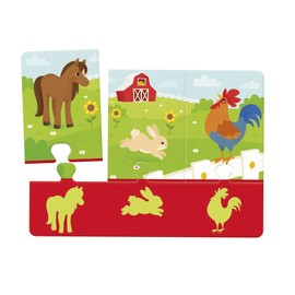 Clementoni 16408 Sapientino Baby Animals and Silhouettes-Educational 1 Year (English Version), Montessori Games, Made in Italy, Multi-Coloured