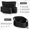 Sancaral Leather Car Seat Organizer for Handbag/Purse – Fits Between
