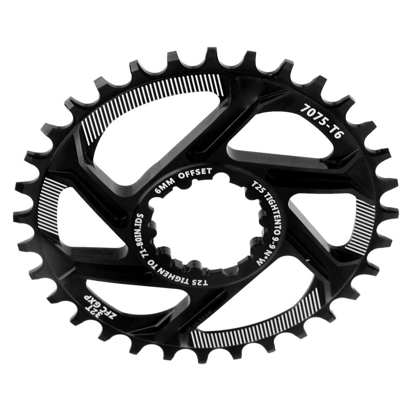 Bike 32T Single Speed Chainring 6mm Offset Direct Mount Narrow