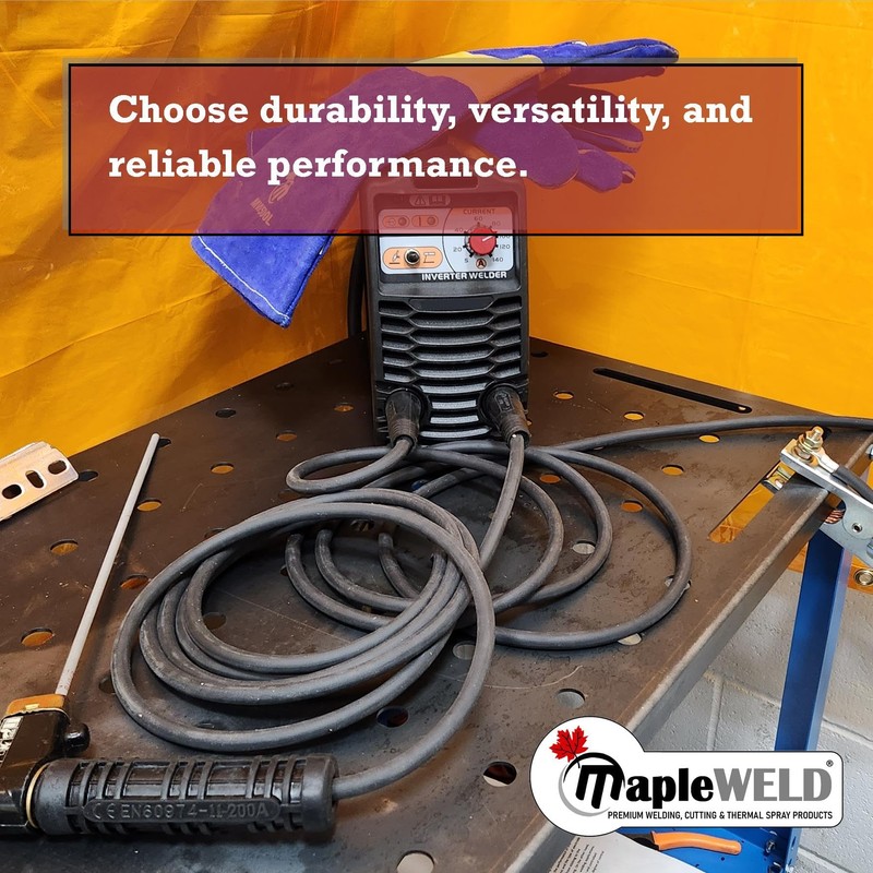 MapleWeld Shortstub Electrode Holder 200A & 400A Bernard Style Stinger