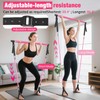 Bbtops Pilates Bar Kit with Resistance Bands(4 x Bands),3-Section Pilates