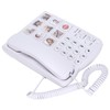 Telephone Landline, Ld-858Hf Wired Big Buttons Fixed Phone Photo Storage