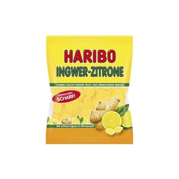 4x Haribo INGWER-ZITRONE each Bag 200g (German Import)