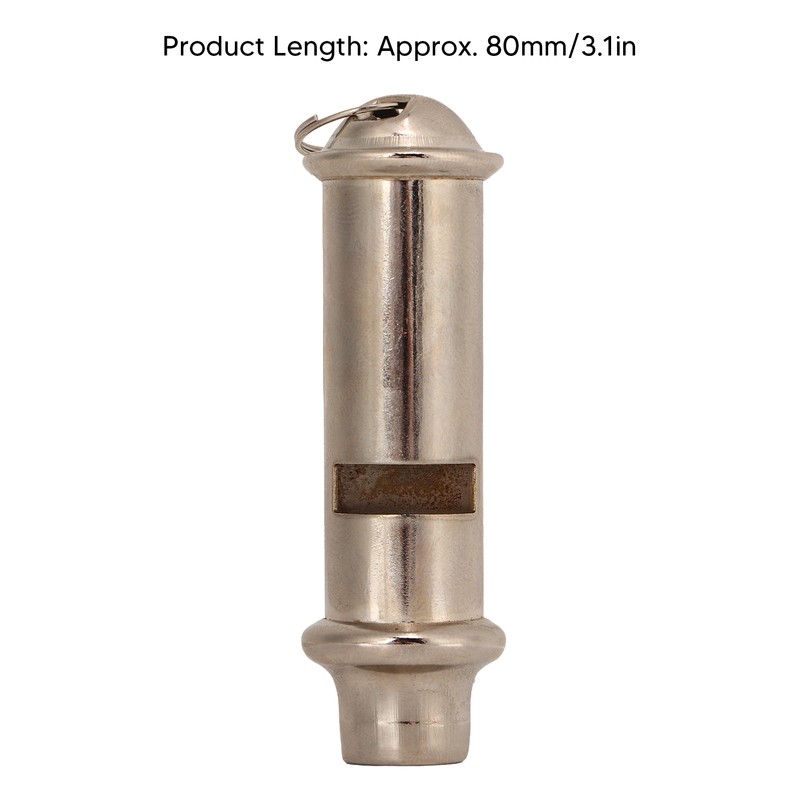 5Pcs Metal Emergency Survival Whistle Stainless Steel Outdoor Whistle for