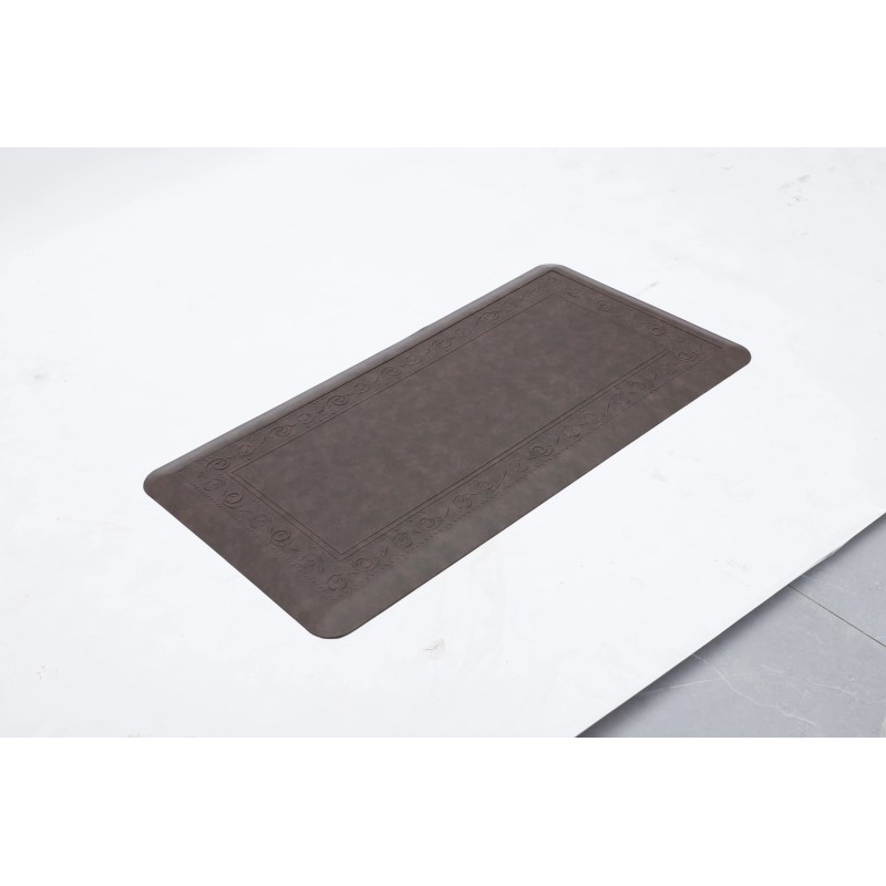 Modern Thick PVC Novelty Kitchen Runner Mat Set Waterproof Stain