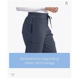 Barco One Cargo Jogger, Steel, Small Tall, BOP513T, 3 Pocket Elastic Waist