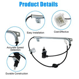 XQSMWF Rear Left Abs Wheel Speed Sensor 27540FE050 Compatible with Subaru Impreza 2002 2003 2004 2005 2006 2007