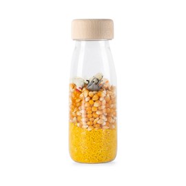 Petit Boum - Farm Spy Bottle I A Microcosm in Every Bottle I Discover, Listen & Learn I Sensory Stimulation I Sensory Bottles for Children