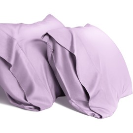 WishSmile Light Purple Cooling Pillowcases,2 Pack,20x36 inches
