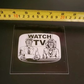 THEY LIVE MOVIE  STICKERS (1988) LOT of 3 FAKE NEWS ANTI COMMUNISM ANTI GOVT