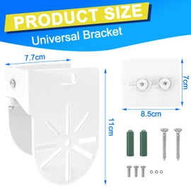 Camera Wall Mount, Bracket for Surveillance Camera, Adjustable, Surveillance Mount, Universal for Indoor and Outdoor Use Camera Mount Wall Camera Bracket Outdoor