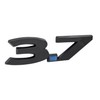 2011-14 Mustang 3.7 Liter Fender Emblem in Black & Blue