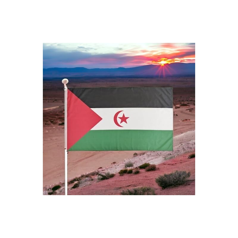 Western Sahara Flag 150 x 90 cm - Flag Arab