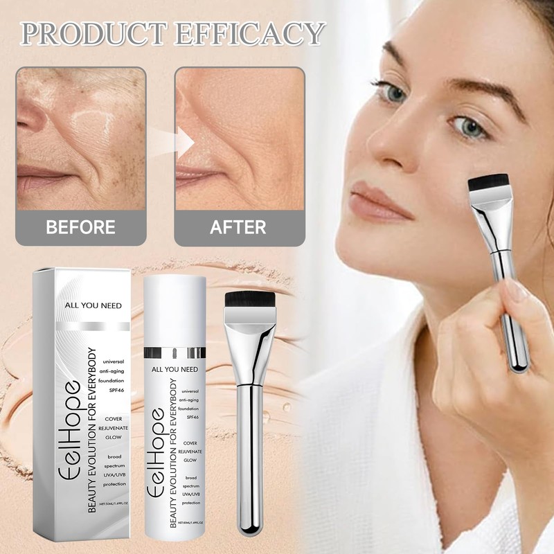 Age Defying Foundation with Age Defying Serum, Age Defying Makeup,