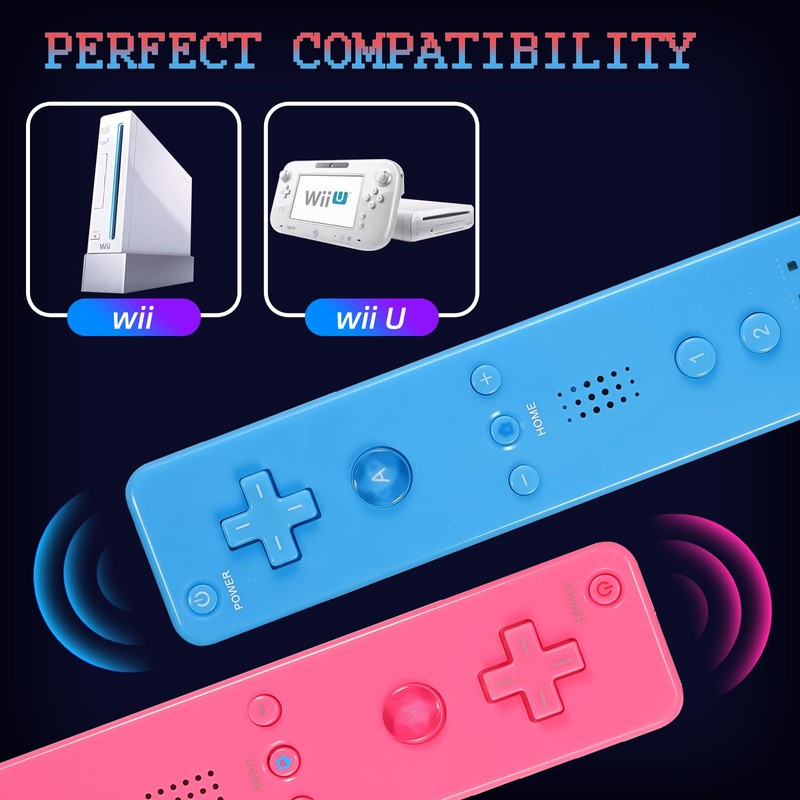 Yosikr Wireless Remote Controller for Wii Wii U, No Motion
