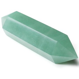 QINJIEJIE 6-7cm Grün Aventurin Steine Sechseckige Edelsteine Heilsteine Natürliche Kristalle Stein Hexagonal Punkte Kristall Reiki Meditation Edelstein 1PC