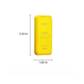 Magnetic Bottle Opener, Stainless Beer Opener with Strong Magnet, Stick to Refrigerator, Gold Bullion Design