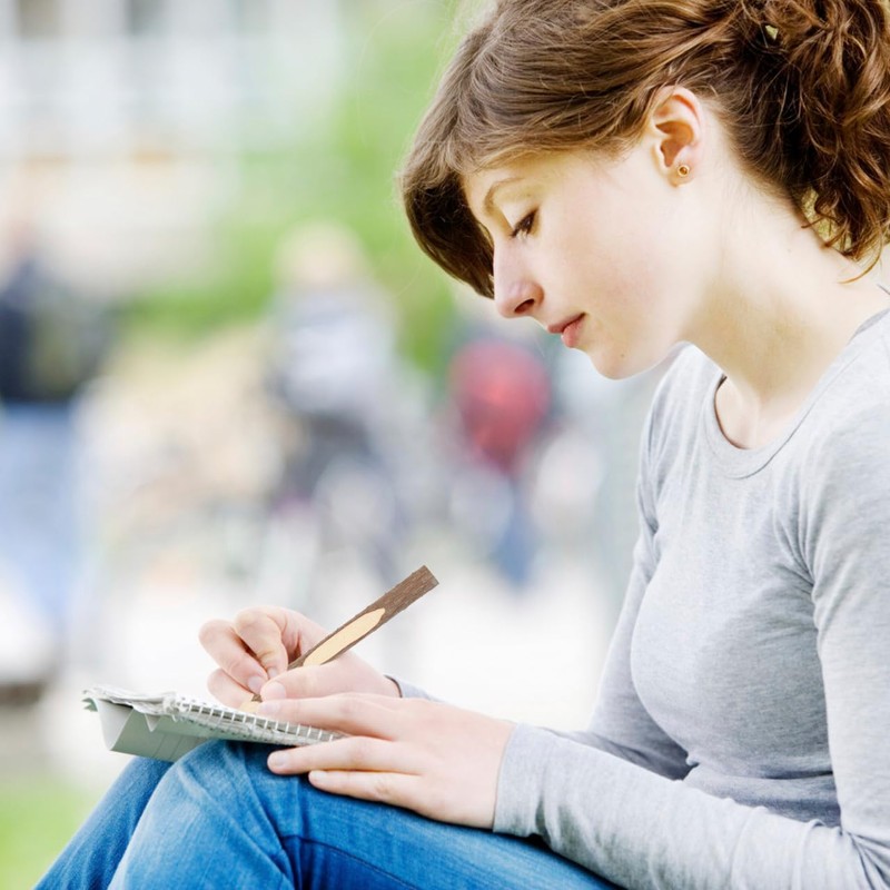 Bark Pen 15Pcs Rustic Twig Pencils - Eco-Friendly Writing Tools