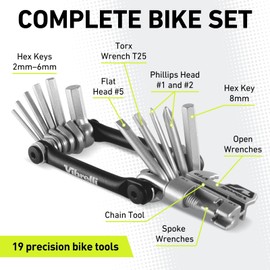 Vibrelli Bike Multi Tool V19 - With Carry Case - Performance Bicycle Multitool