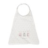 VERTBAUDET Toddler Bib Wool White Mice