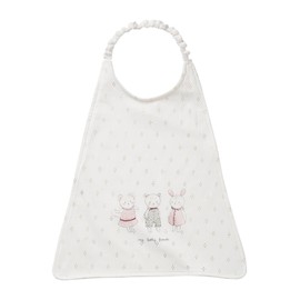 VERTBAUDET Toddler Bib Wool White Mice