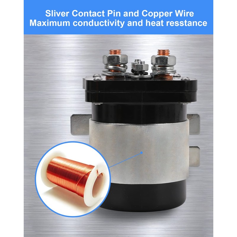 500 Amp Battery Isolator for Mobile Audio Relay Continuous Battery