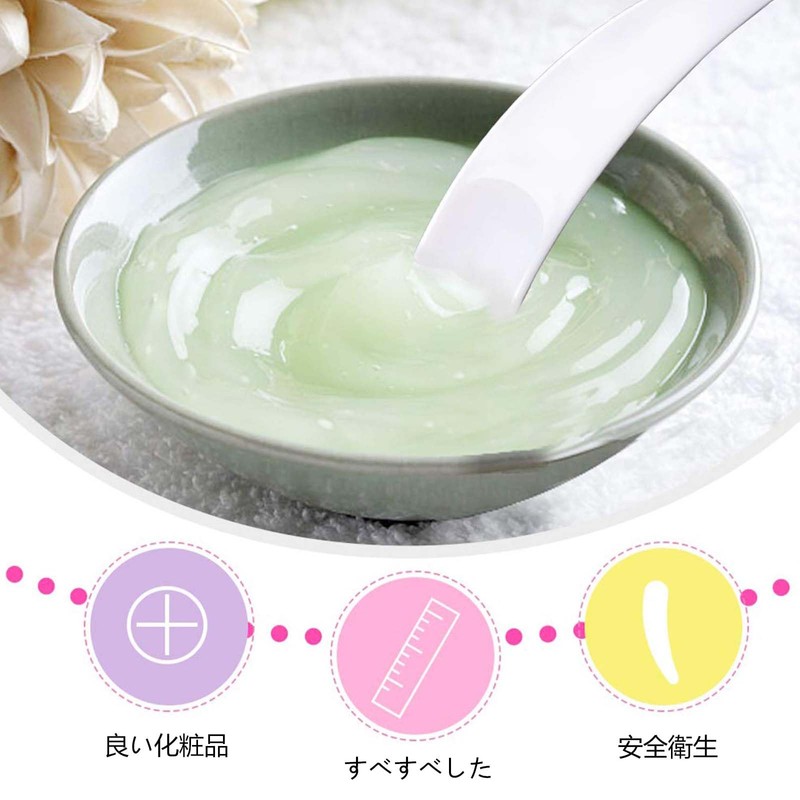 Disposable Spatulas for Cosmetics Cream Spatulas Cosmetic Spoons Mini Cosmetic