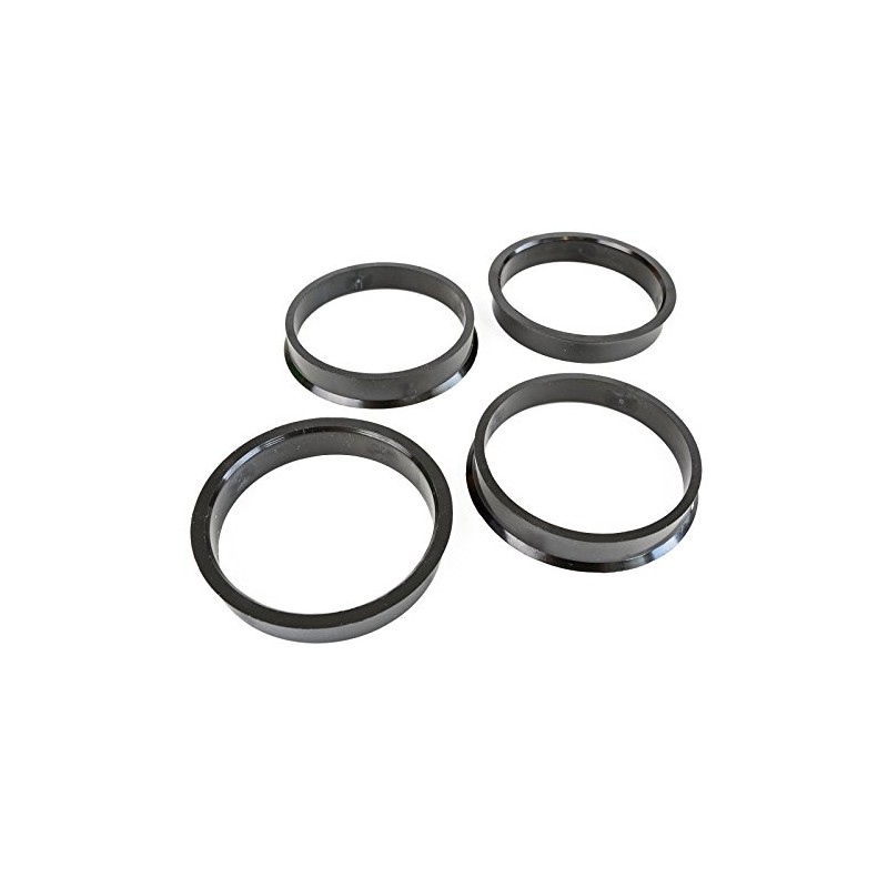 4x Centre Rings Diameter: 57.1 mm + Inside 52.1 mm