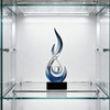 XGZY 15inch Flame Sculpture: Resin Flame Shaped Art Decoration, Suitable