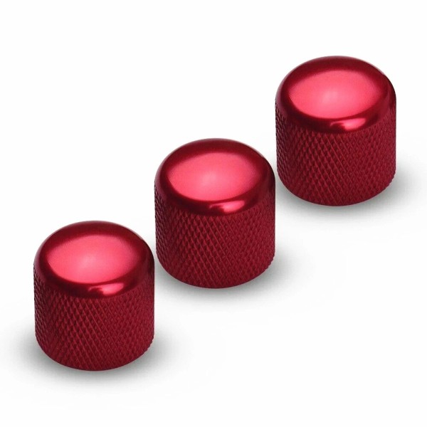 Unbranded 3Pcs Volume Tone Control Knobs Metal Dome Button Caps
