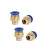 Pneumatic Push-in Fitting 3/8 Inch to 10 mm Pack of