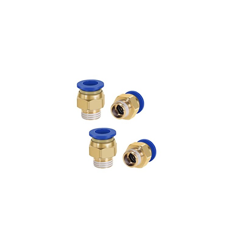 Pneumatic Push-in Fitting 3/8 Inch to 10 mm Pack of
