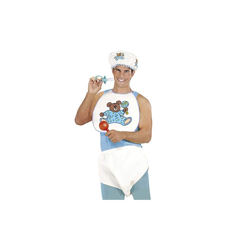 Widmann 66666 Baby Fancy Dress Set, Hood, Bib and Giant