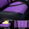 FLORICH Seat Covers for Cars, Waterproof Front Seat Covers, Purple