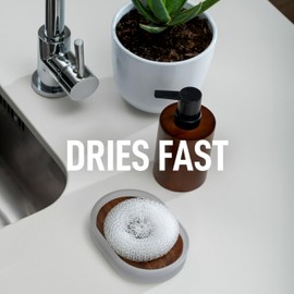 Scotch-Brite® Greener Clean™ Recycled Scrubbing Circles 215-GC, 3 Each/Pack, 6 Packs/case, 6 Packs per case