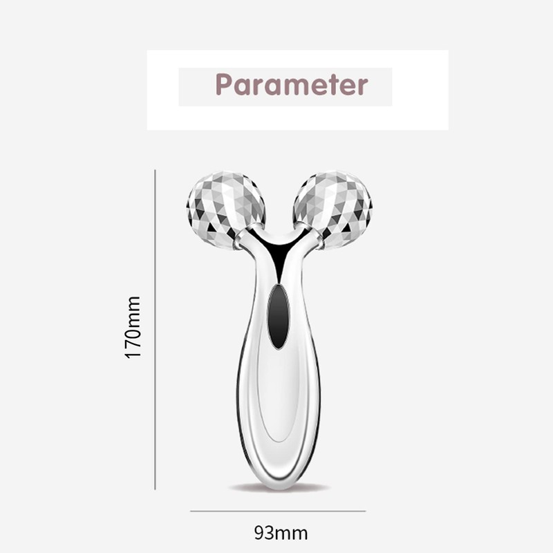 3D Face Roller Massager, Facial Care Massager, V-Shape Facial Massager