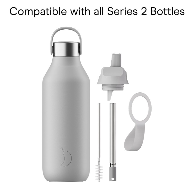 Chilly's Series 2 Sports Flip Lid with Telescopic Straw and