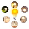 Neporal Amber Light Bulbs 9W, Soft Warm Sleep Light Bulbs
