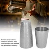 Cocktail Shaker Boston Shaker Set Engraved Design 304 Stainless Steel