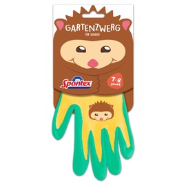 Spontex Gardening Gnome Gloves for Kids-Ideal for Playing and Working in the Garden, 1 Pair