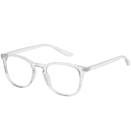 Perkanion Blue Light Blocking Glasses UV Filter Computer Lightweight Glasses Anti Eyestrain Clear Gaming Laptop Fashion Glasses for Men Women (Modern, Clear)