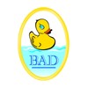 FACKELMANN Bathroom Toilet Signs Plastic 4" x 2.75"