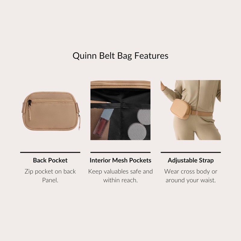Quinn Belt Bag Camel